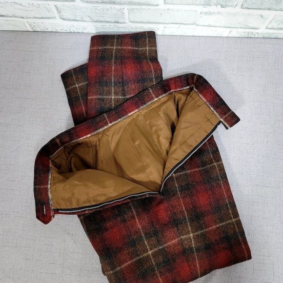 Vintage 60s Handmade Wool Blend Plaid Jacket & Peddle Pusher Pants Outfit Set - Picture 11 of 13